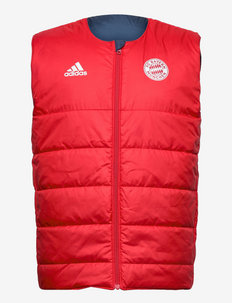 Fc Bayern 21/22 Condivo20 Padded Vest - spring jackets - crenav/scarle