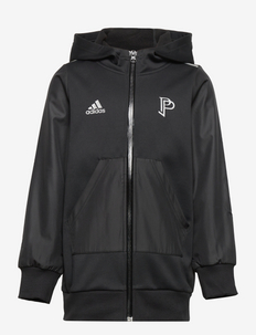 Pogba Full-Zip Hoodie - sportiska stila džemperi un džemperi ar kapuci - black/white/silvmt