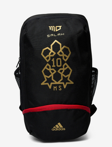 adidas x Mo Salah Backpack - mugursomas - black/vivred/goldmt