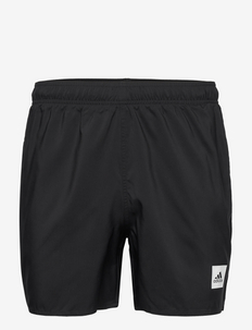 Short Length Solid Swim Shorts - badeshortser - black