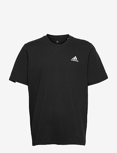 Essentials Embroidered Small Logo Tee - basis-t-skjorter - black