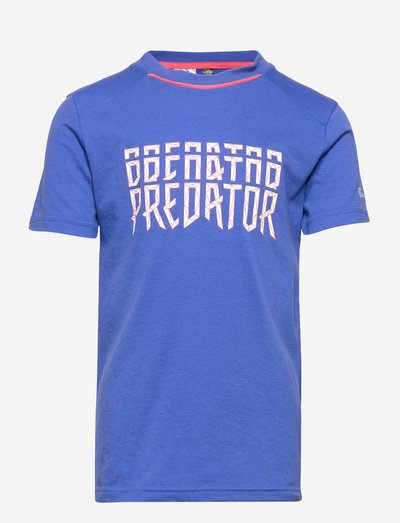 Predator Tee - ensfarget, kortermet t-skjorte - hirblu/semtur/white