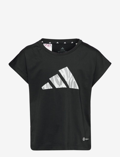 AEROREADY Training Graphic Tee - kortermet t-skjorte med mønster - black/white/gretwo