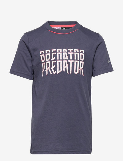 Predator Tee - ensfarget, kortermet t-skjorte - shanav/semtur/white