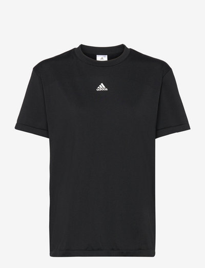 adidas AEROKNIT Seamless T-Shirt - t-shirts - black/white