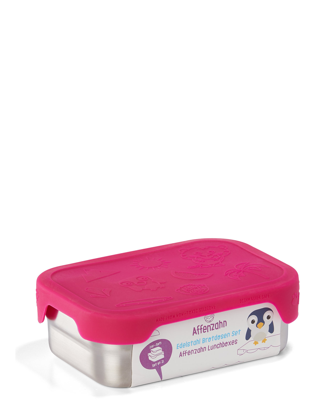 Affenzahn Lunchbox Owl, 1.1 L, Silver, Måltidstid > Madkasser, Børn