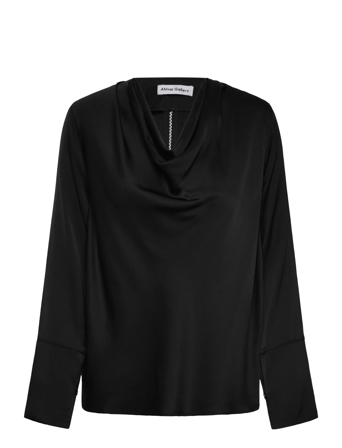 AHLVAR GALLERY Zia Silk Bluse Schwarz - L - Damen