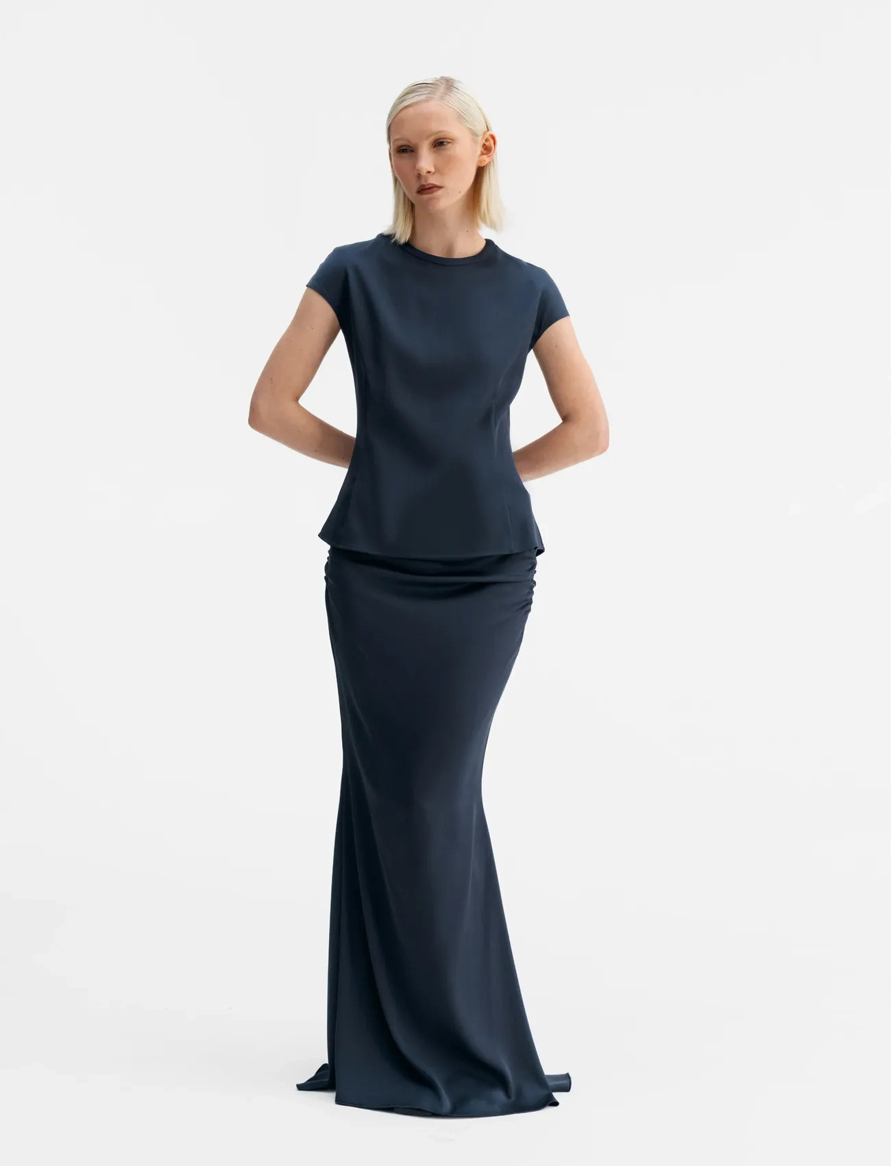 Ahlvar Gallery Dara Top, XS, Blue, Bluser > Kortærmede, Dame
