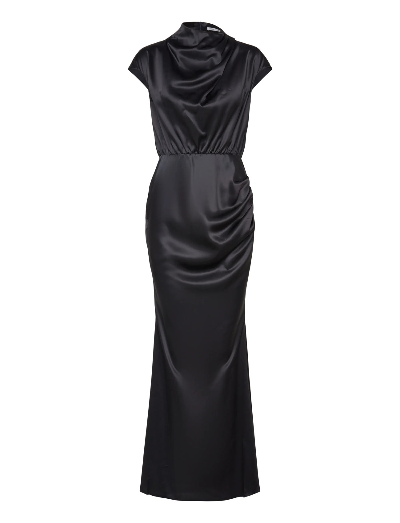 AHLVAR GALLERY Myra Satin Kleid Navy - XS - Damen