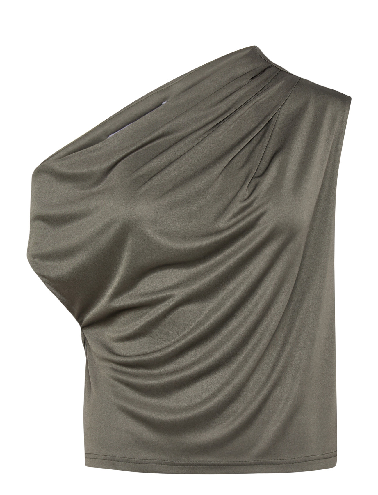 Ahlvar Gallery Lana Jersey Tank, M, Khaki green, Bluser > Uden Ærmer, Dame
