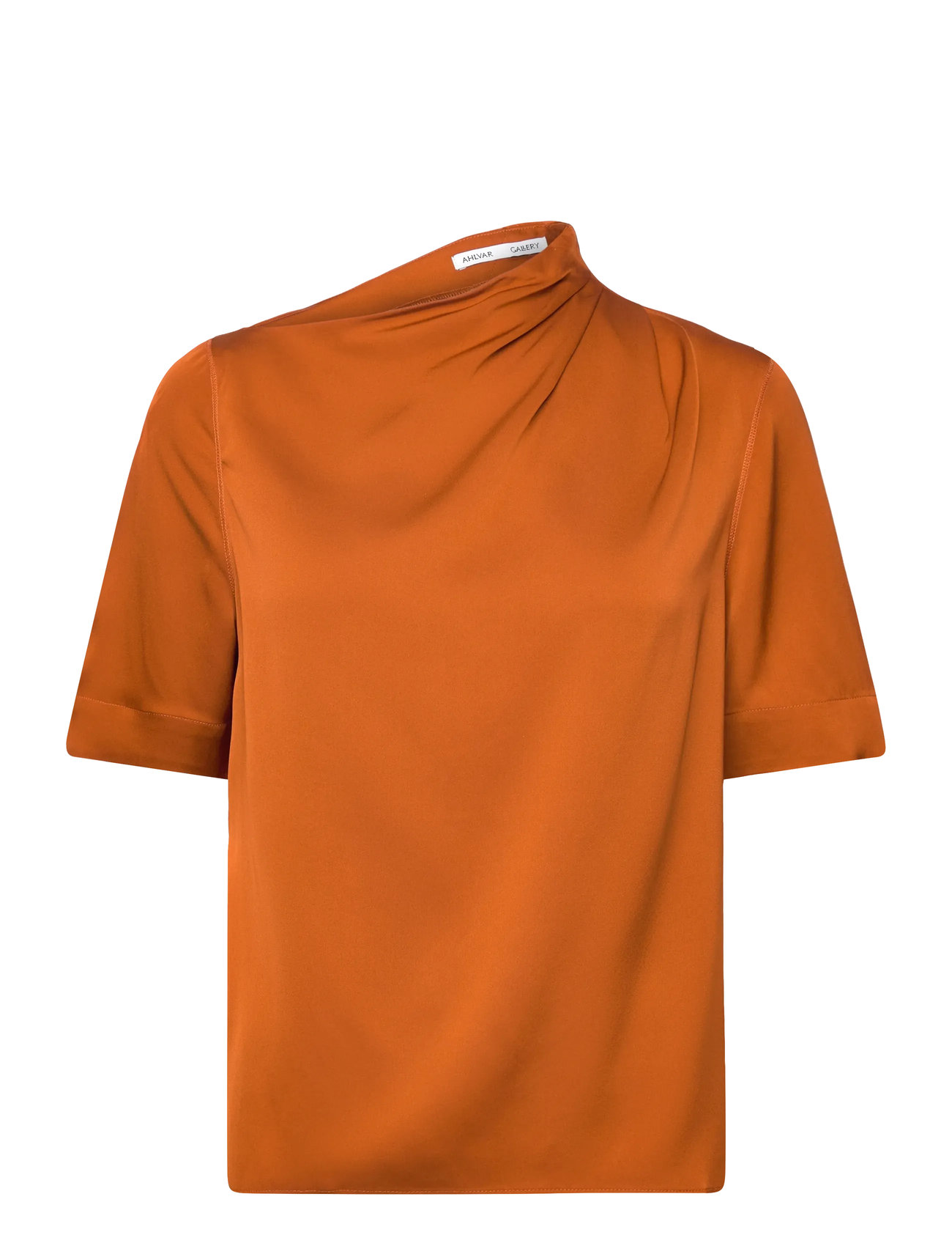 AHLVAR GALLERY Lima Silk Tee Orange - S - Damen