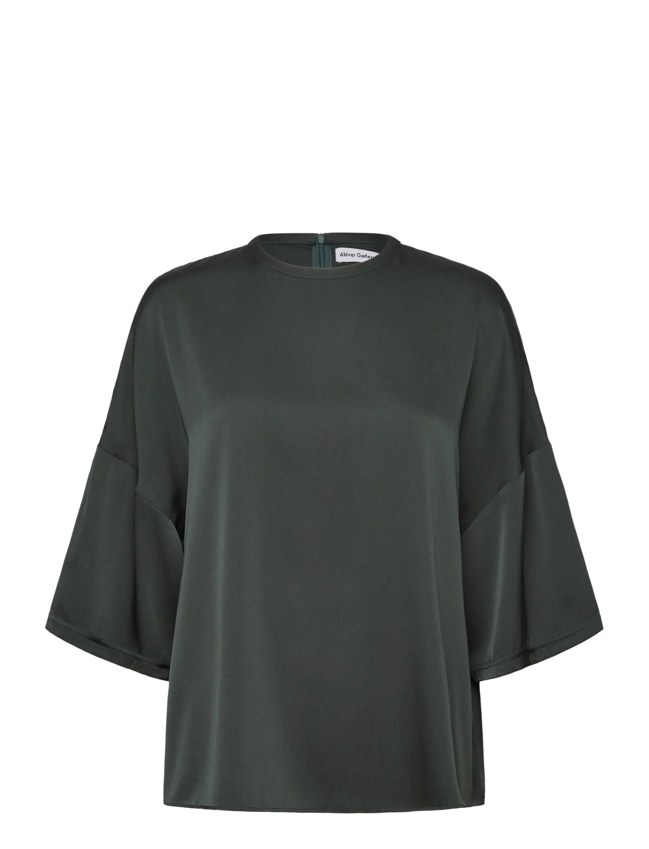 AHLVAR GALLERY Thess Silk Tee Grün - M - Damen