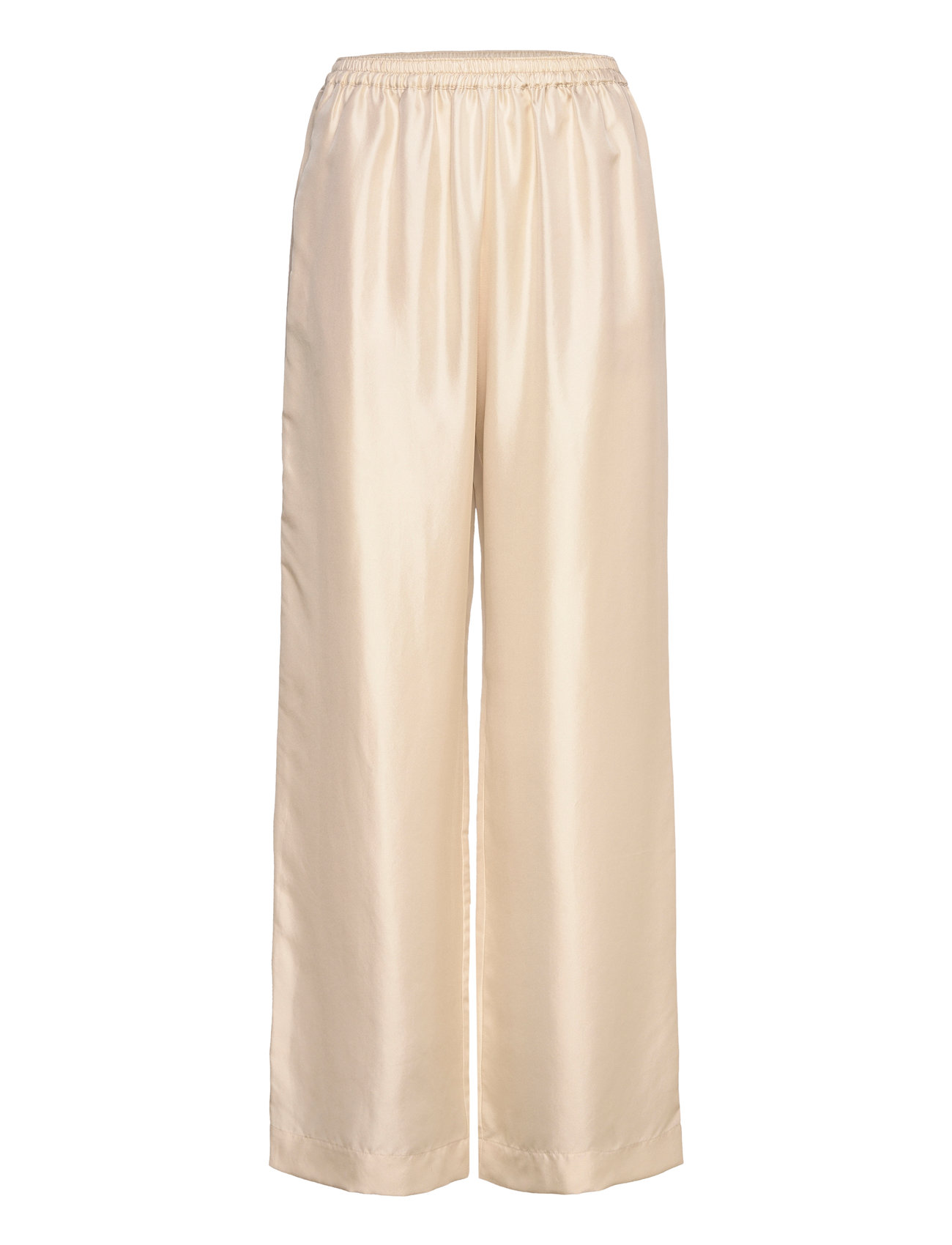 Madoka Trousers Bottoms Trousers Wide Leg Cream Ahlvar Gallery