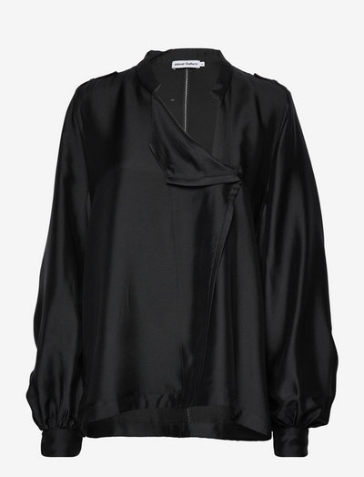 Sizu blouse - long sleeved blouses - black