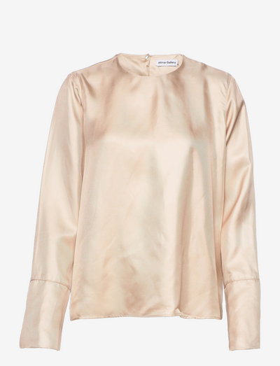 Kim blouse - long sleeved blouses - powder