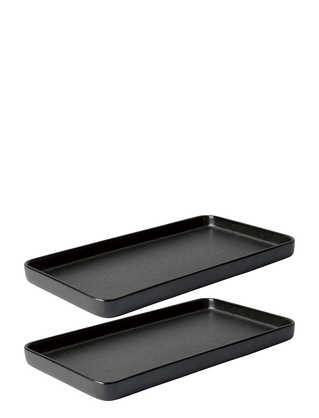 Raw Titanium Black Home Tableware Serving Dishes Serving Platters Black Aida