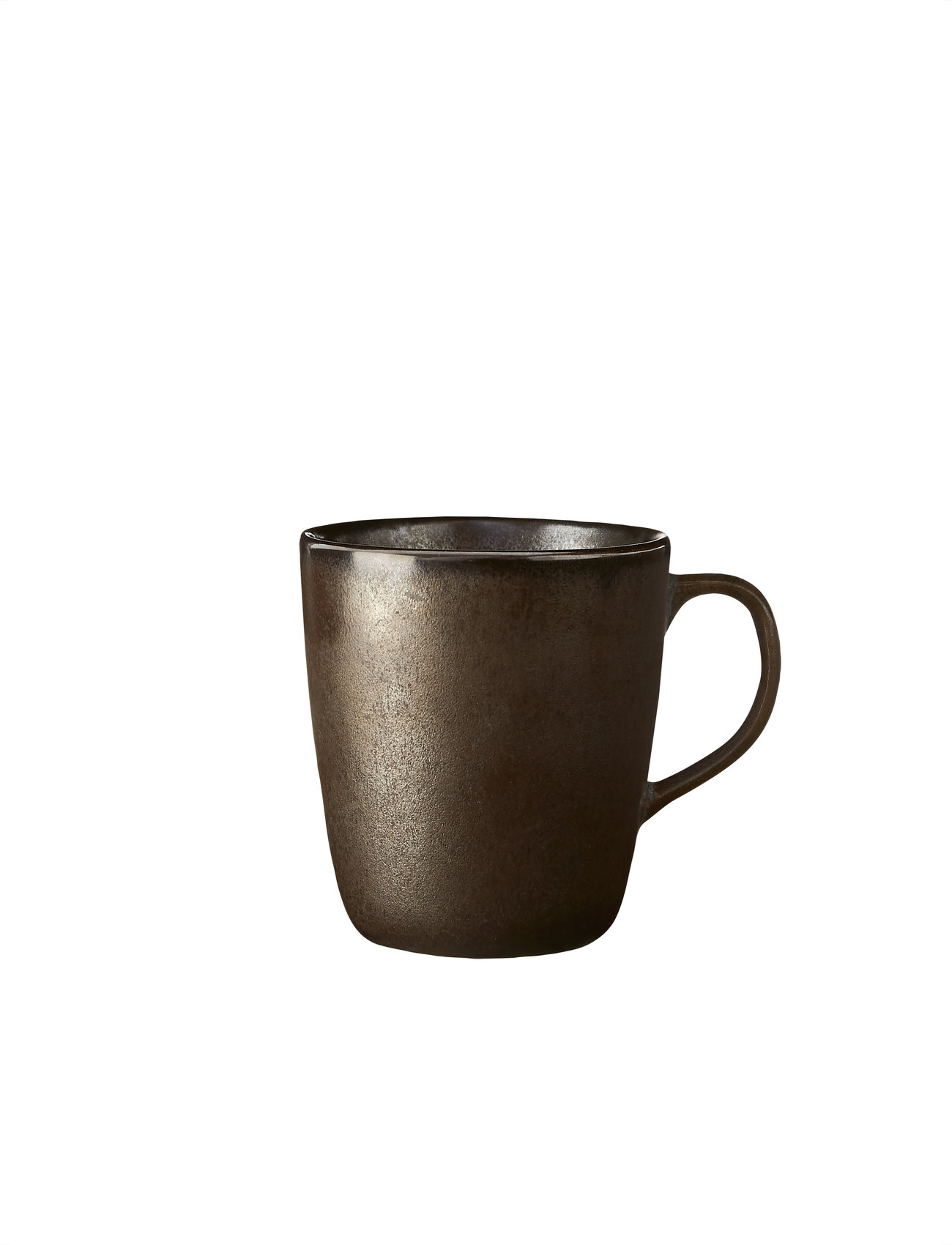 Raw Metallic Brown - Wall Mug W Handle Home Tableware Cups & Mugs Coffee Cups Brown Aida