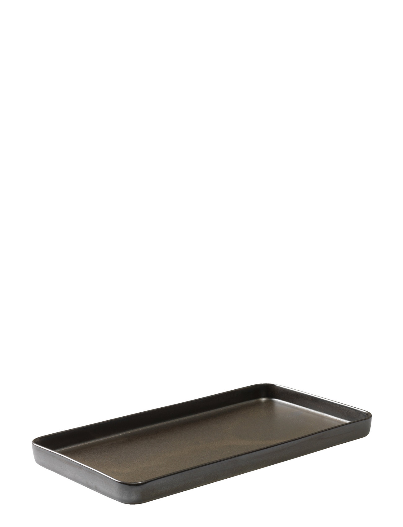 Raw Metallic Brown - Rectangular Dish Home Tableware Serving Dishes Serving Platters Brown Aida