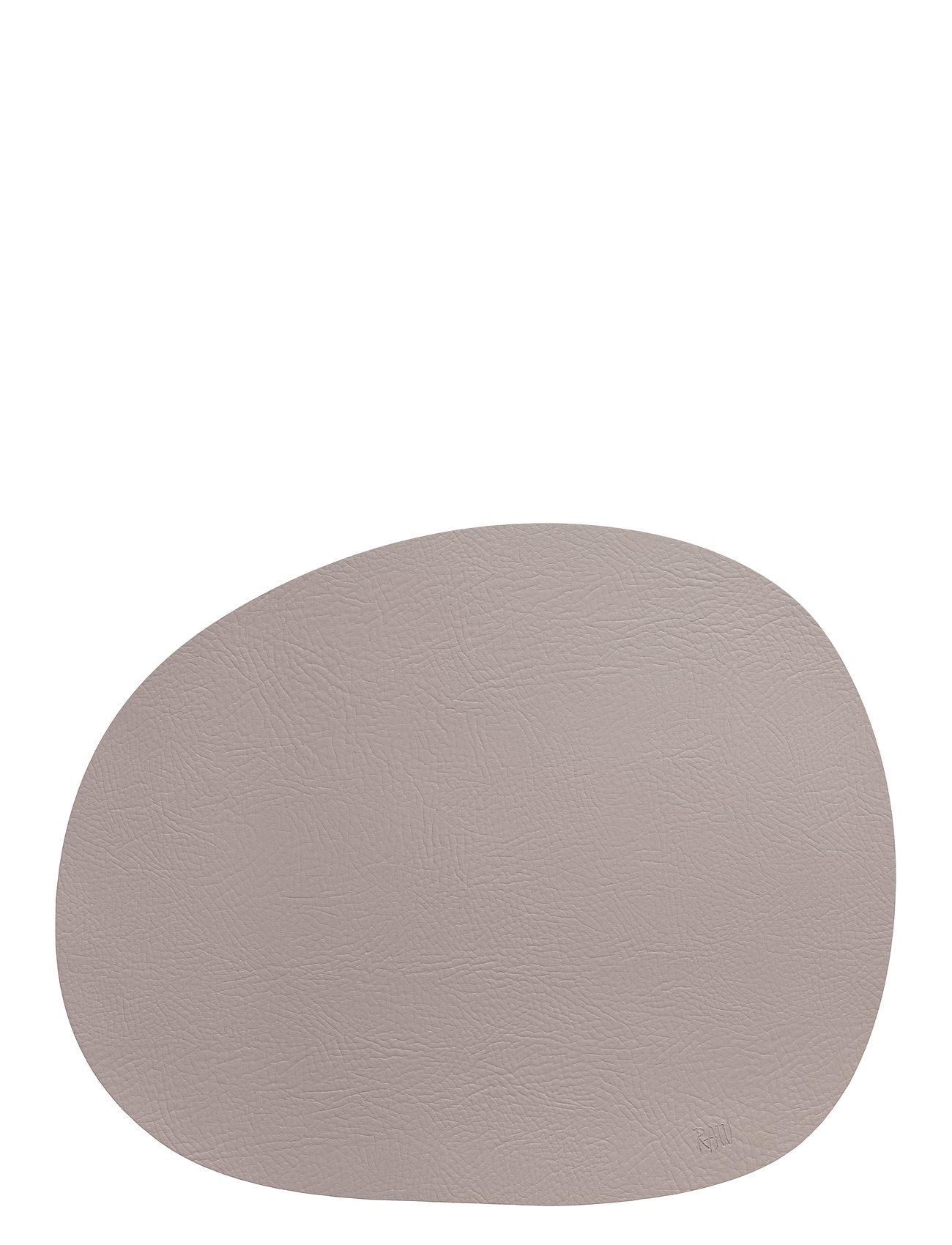 Raw Buffalo - Dækkeserviet 95% Genbrugslæder Dusty Rose 1 Stk 41X33,5 Cm Beige Aida