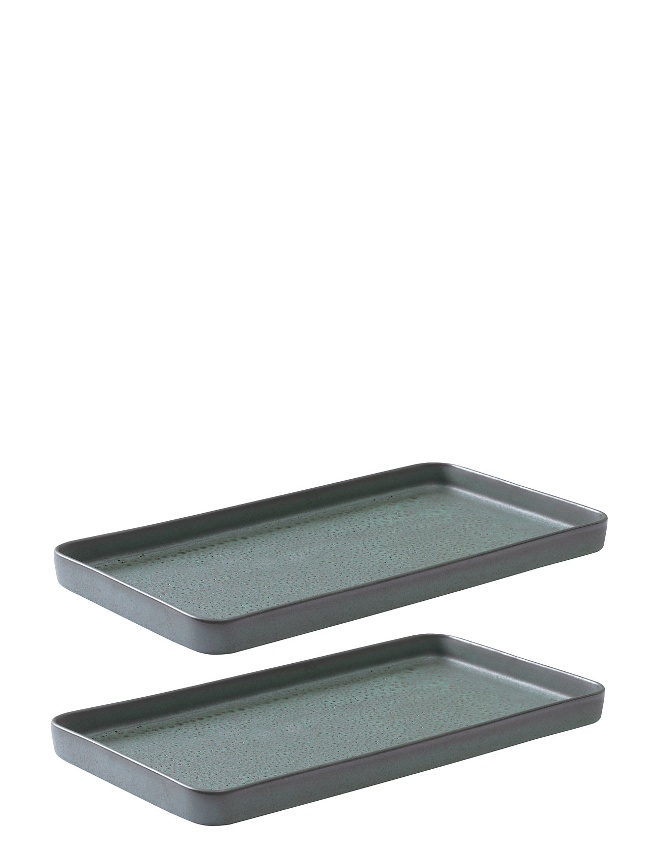 Raw Northern Green - Rectangular Dish Home Tableware Serving Dishes Serving Platters Green Aida