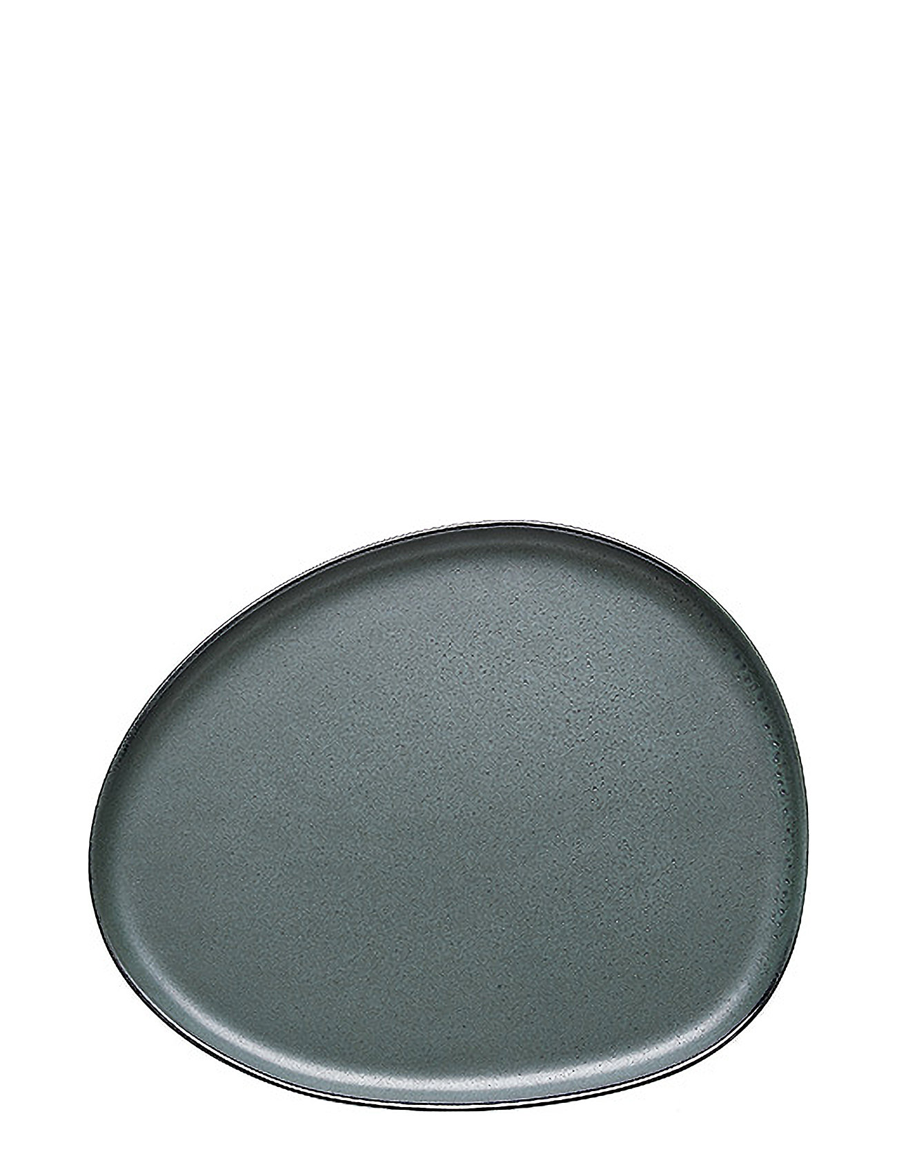 Raw Northern Green - Organic Frokost Tallerken 1 Stk 24X21 Cm Home Tableware Serving Dishes Serving Platters Green Aida