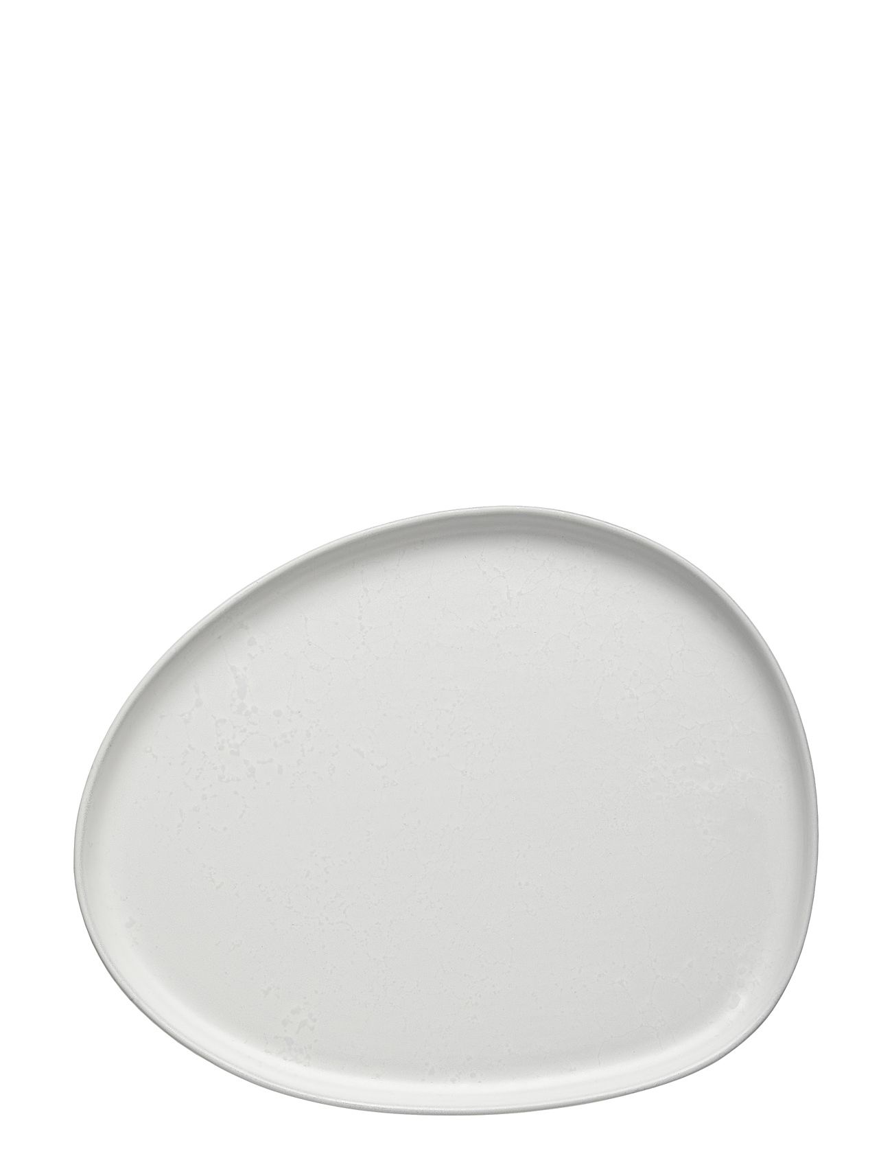 Raw Organic Arctic White - Lunch Plate Home Tableware Serving Dishes Serving Platters White Aida