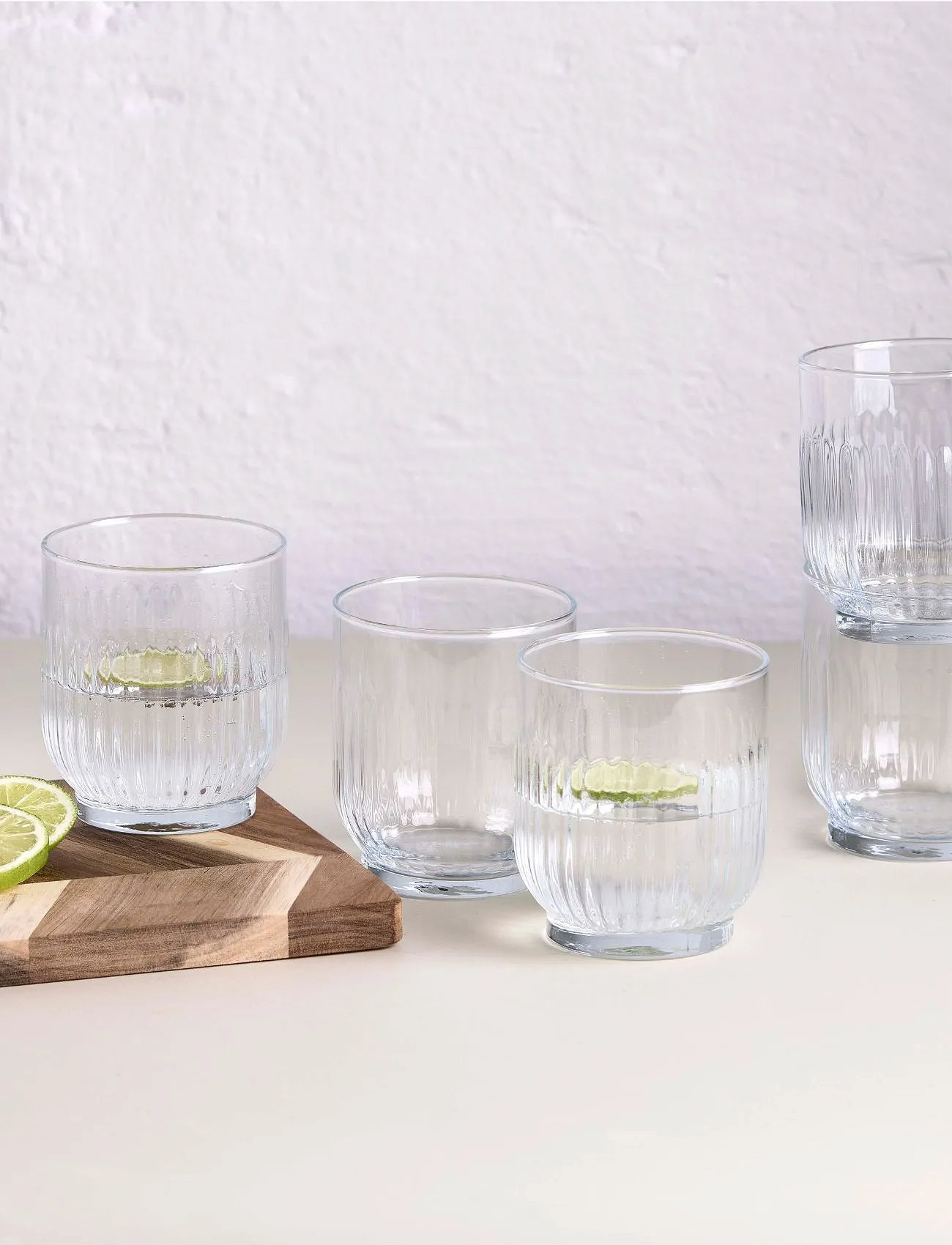 Aida Drinking Glasses - Clear 6 Pcs. 33 Cl. Packed In Sleeve, 33 CL, Nude, Glas > Drikkeglas, Unisex