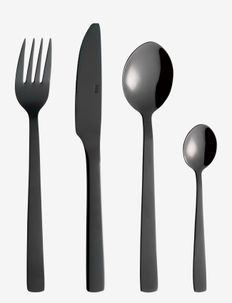 RAW cutlery black coating - 16 pcs - bestecksets - black