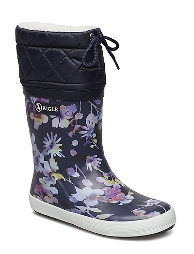 Aigle Ai Giboulee Darkflower - Rubberboots