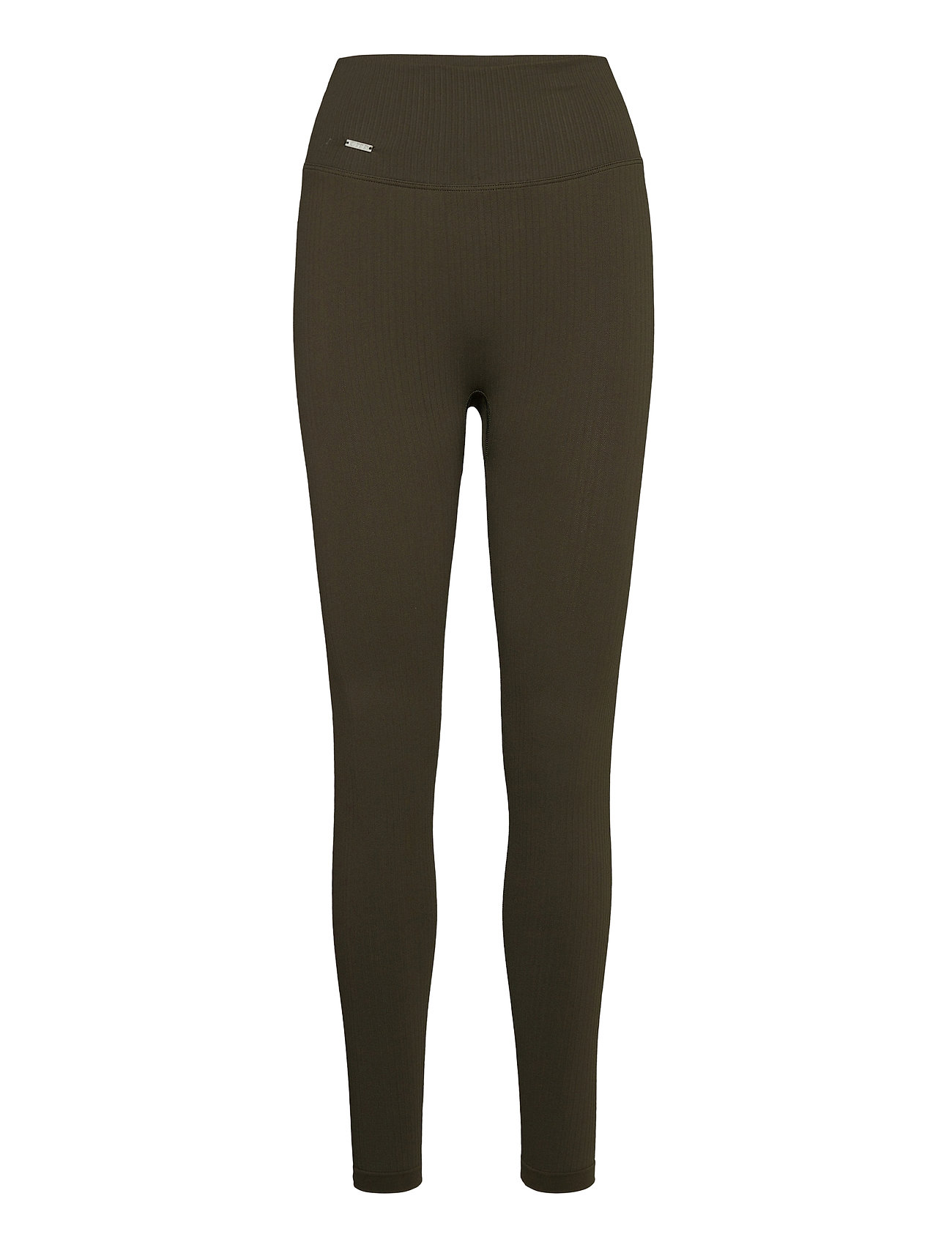 Aim´n Khaki Ribbed Seamless Tights Grön