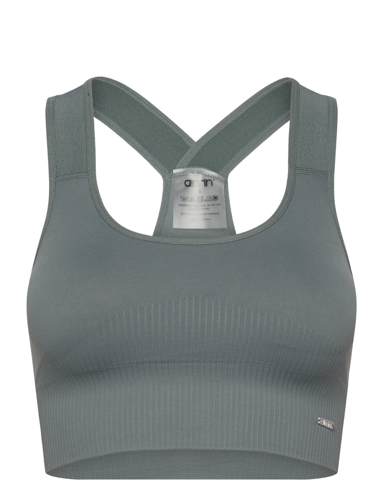 Aim´n High Support Ribbed Bra Grön