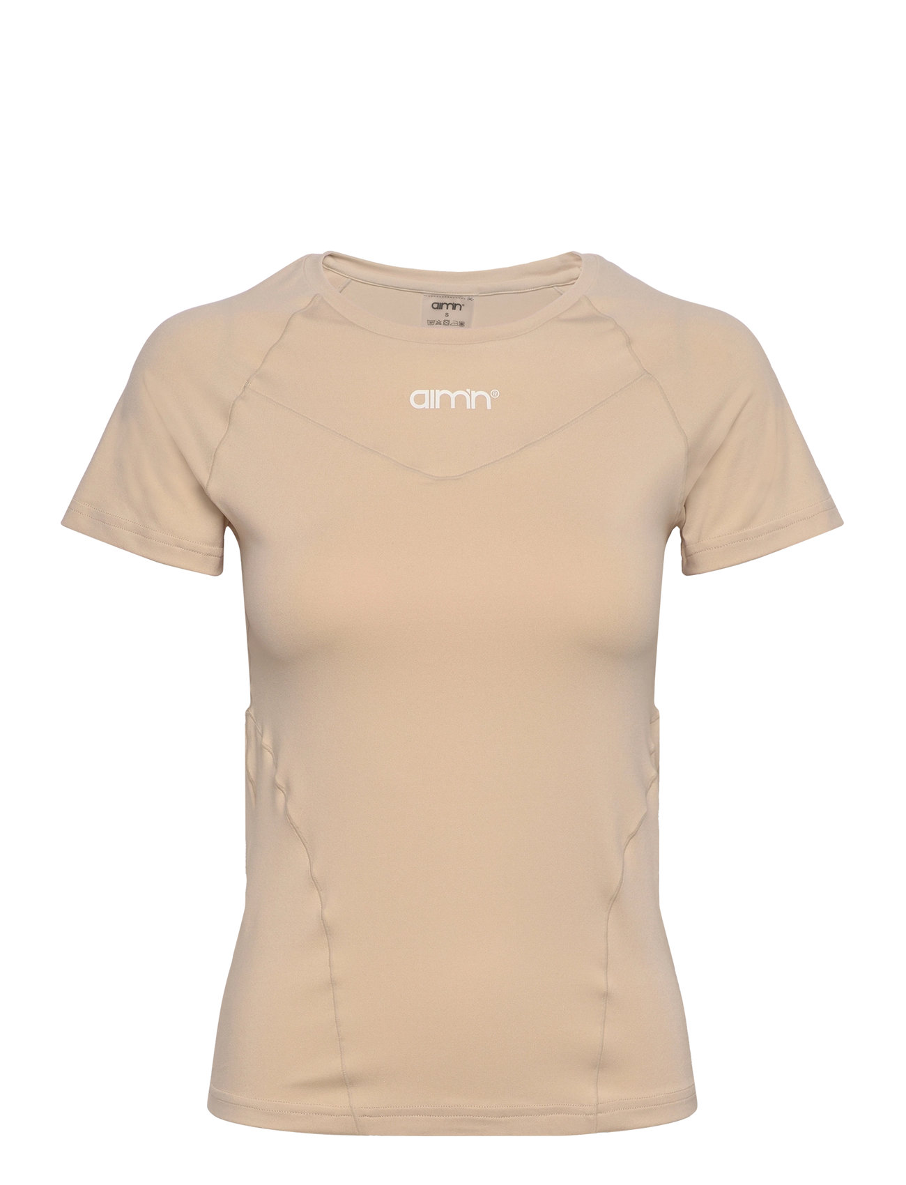 AIM ́N Soft Basic Kurz Sleeve Beige - L - Damen