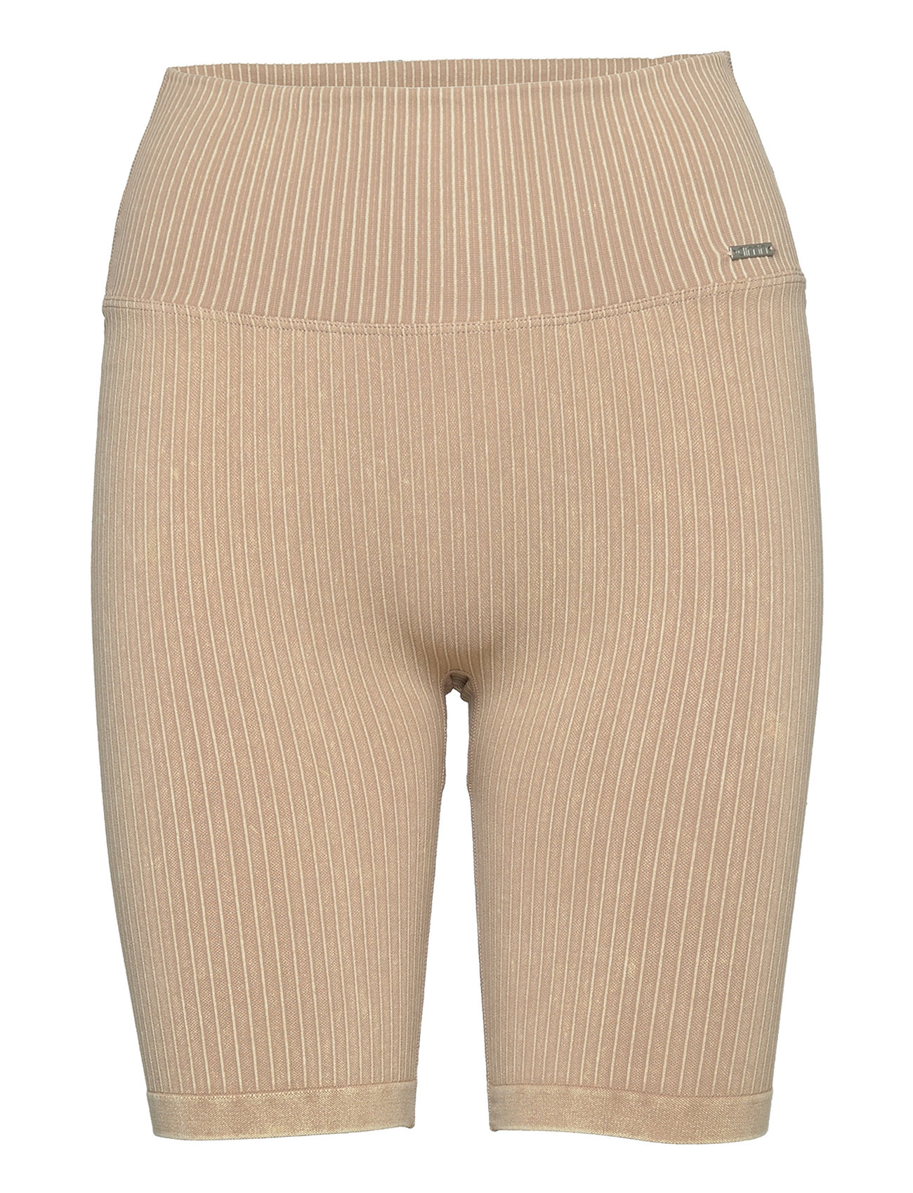 Aim´n Ribbed Seamless Biker Shorts Beige