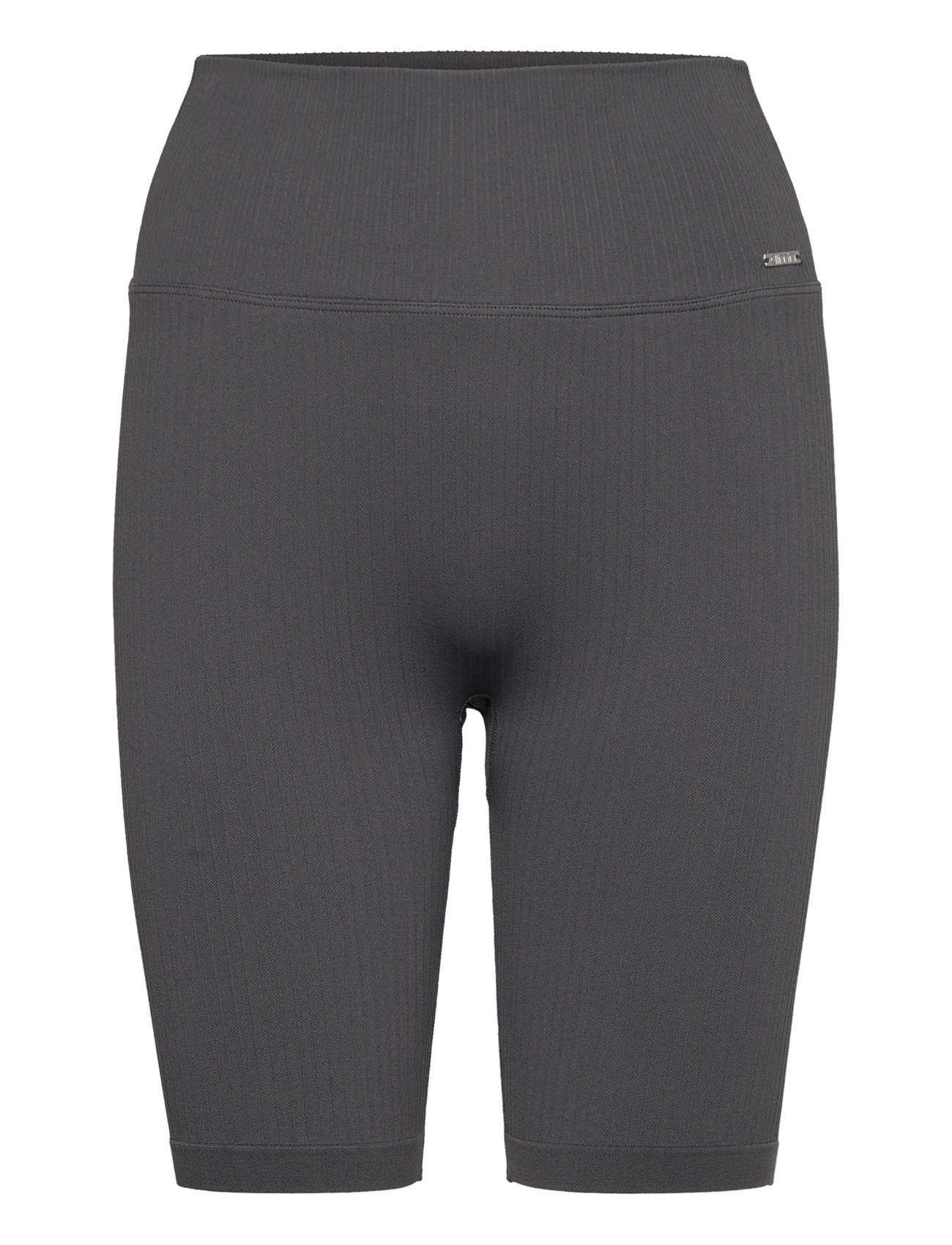 Aim´n Shadow Grey Ribbed Seamless Biker Shorts Grå