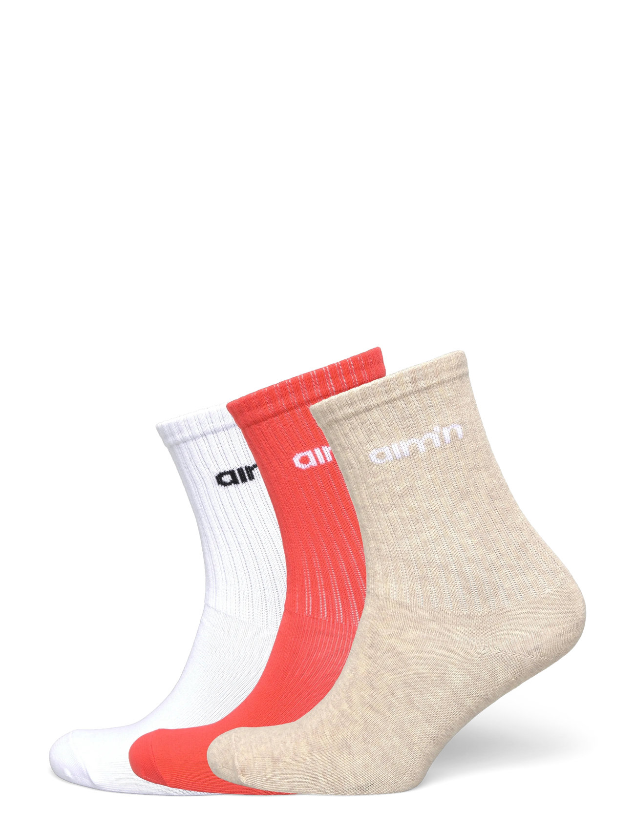 aim ́n Aim'n Logo Socks 3-Pack, 39-41, Multi/patterned, Sokker > Almindelige Sokker, Dame