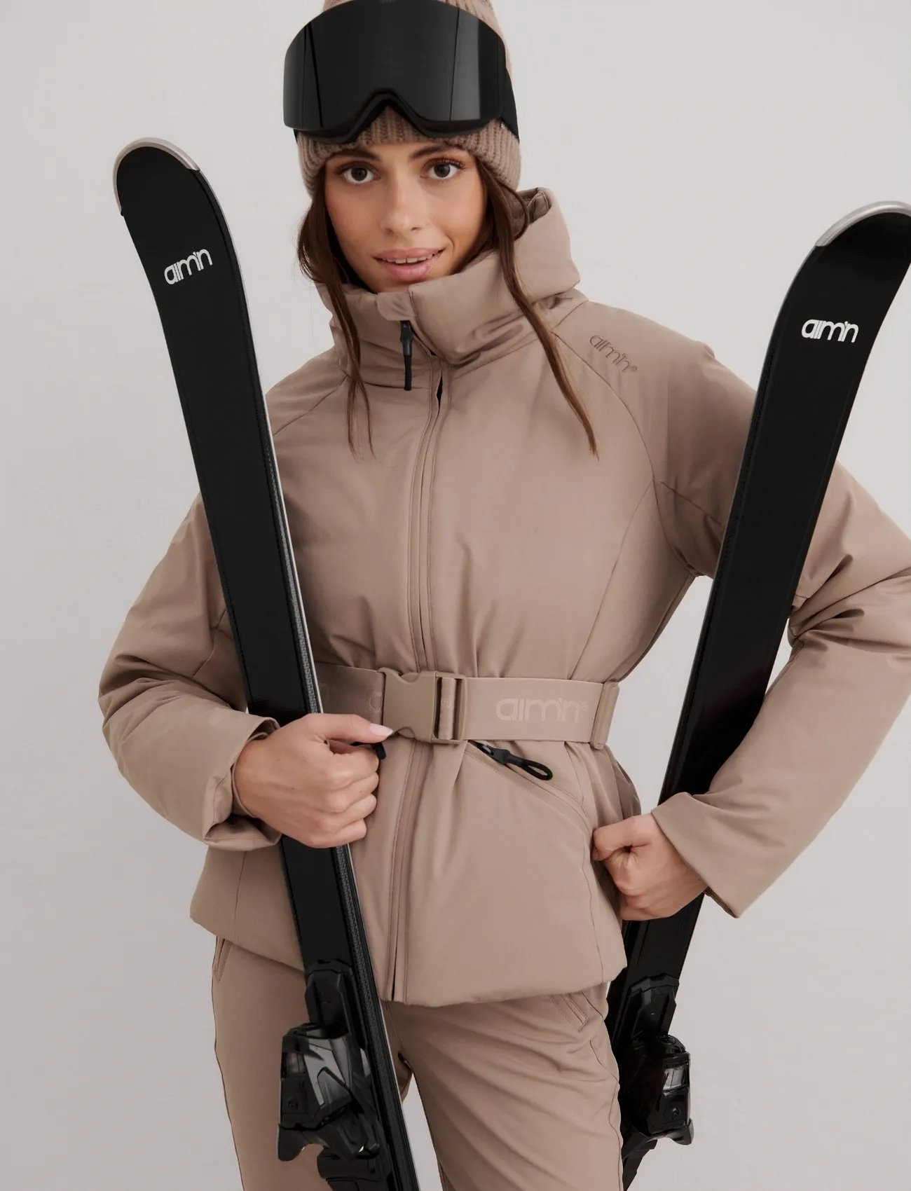 aim ́n Verbier Jacket, M, Beige, Overtøj > Sportsjakker, Dame