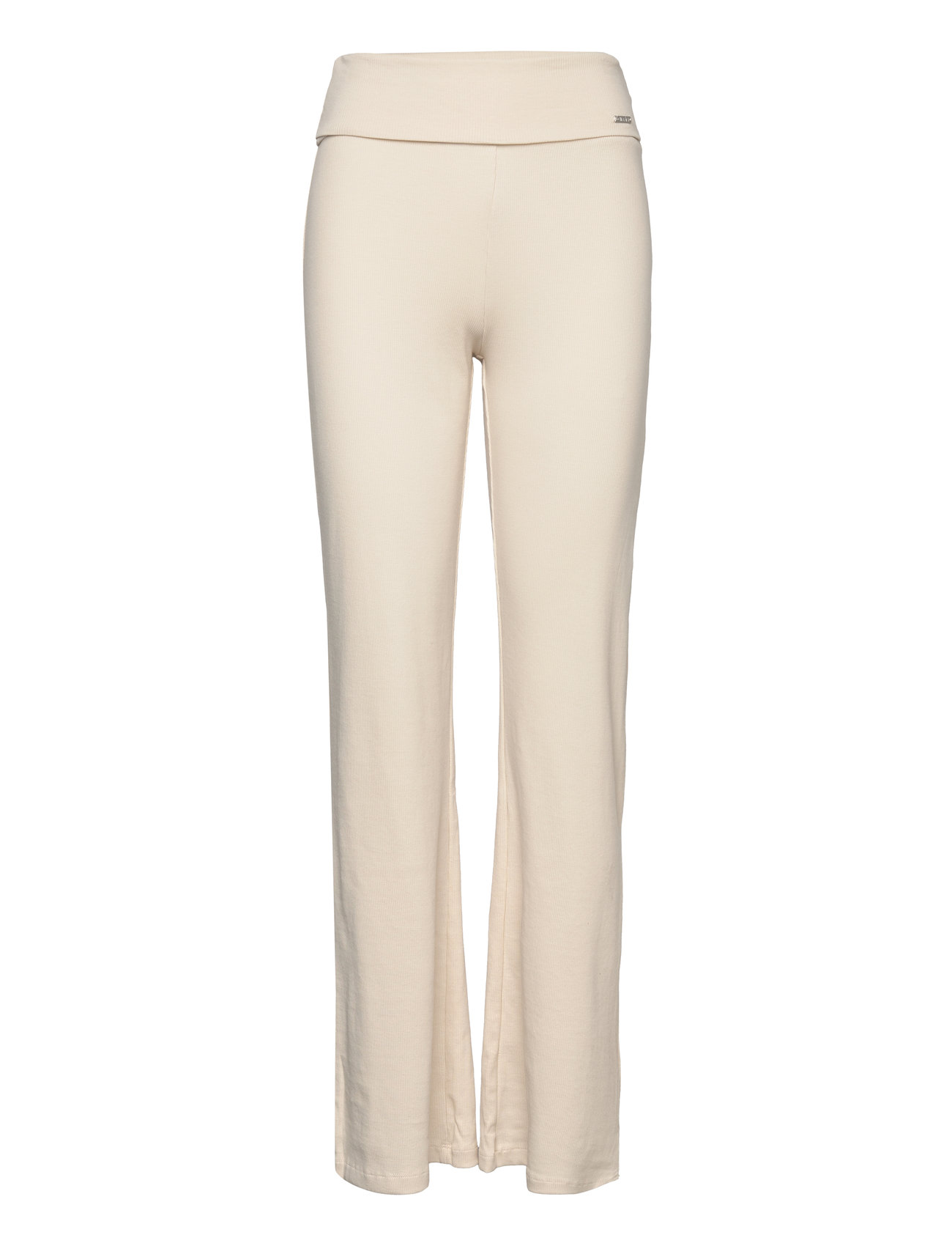 Ease Ribbed Pants Beige Aim´n