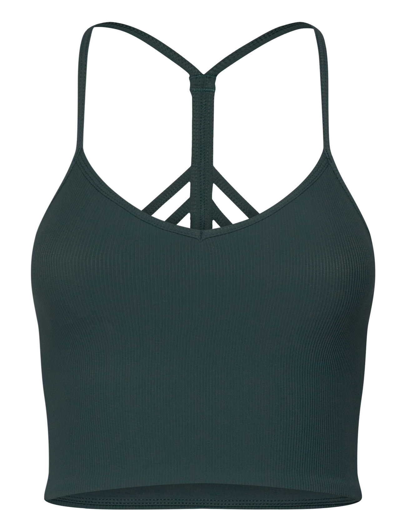 Ribbed Performance Bralette Green Aim´n