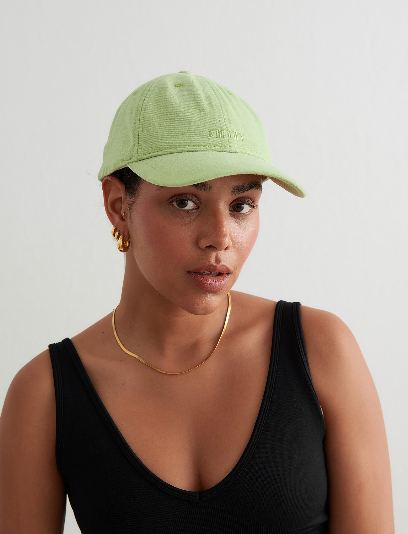 aim ́n Small Logo Cap, One Size, Green, Headwear - Caps, Dame