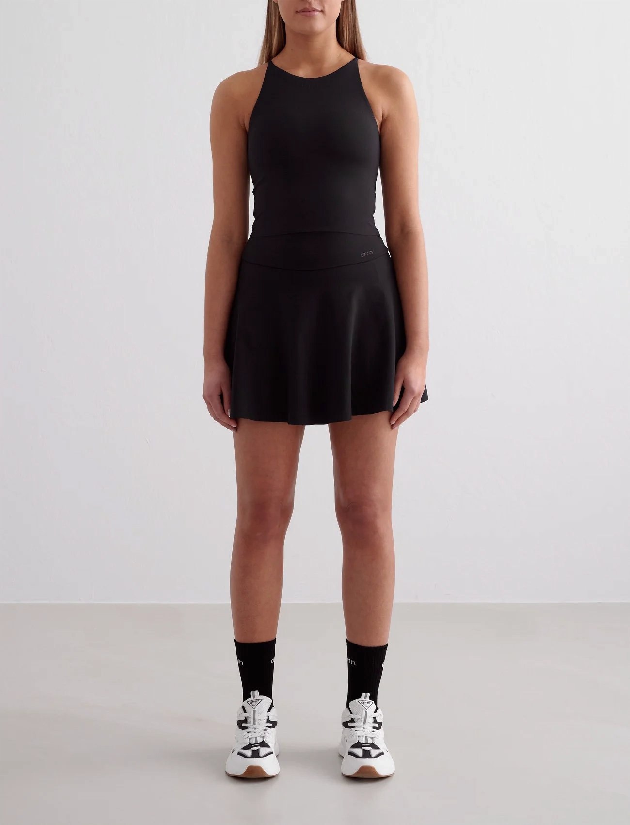 aim ́n Sense Skort, L, Black, Nederdele > Plisserede Nederdele, Dame