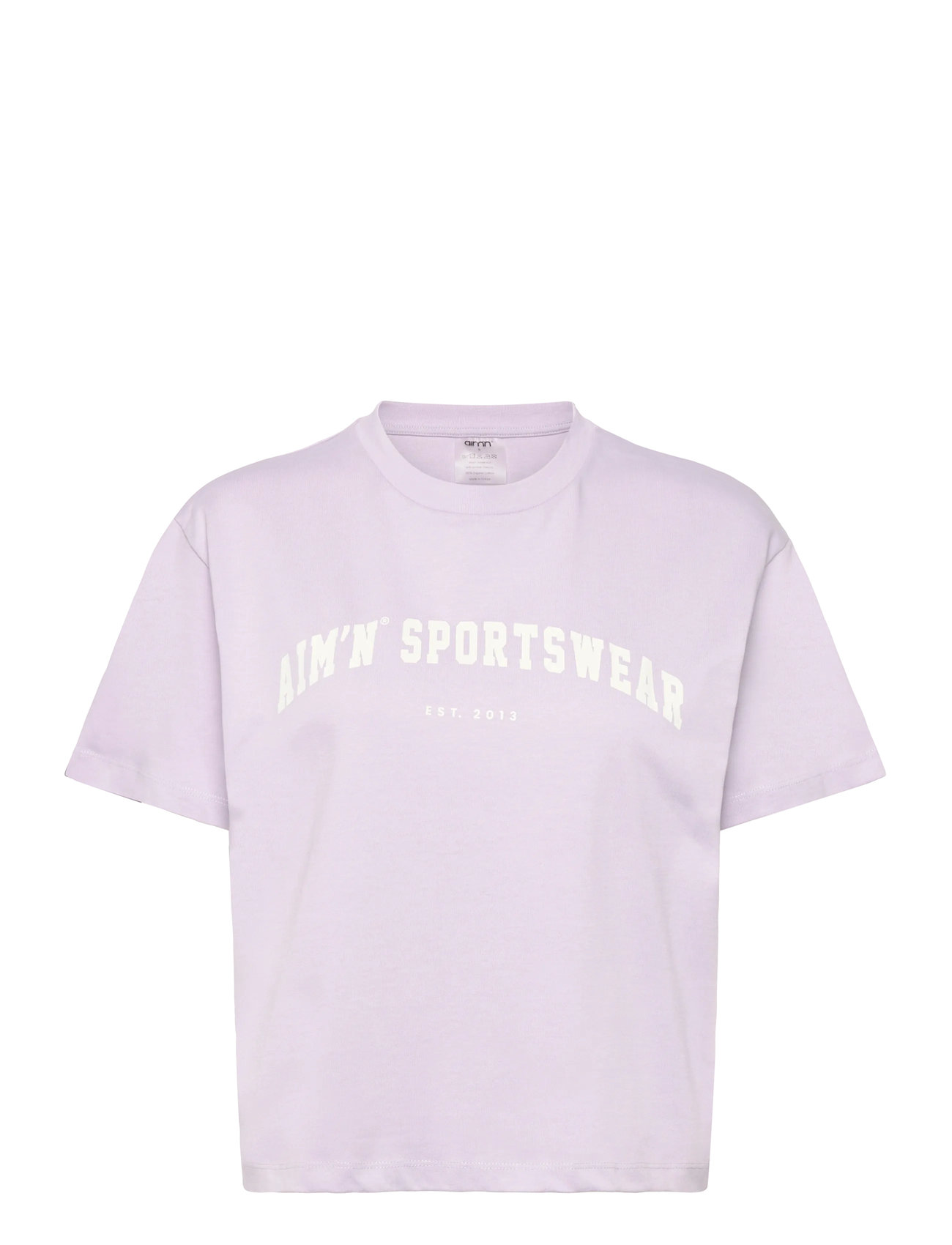 aim ́n Varsity Boxy T-Shirt, S, Purple, Sports Overdele & T-shirts > Sport T-shirts, Dame