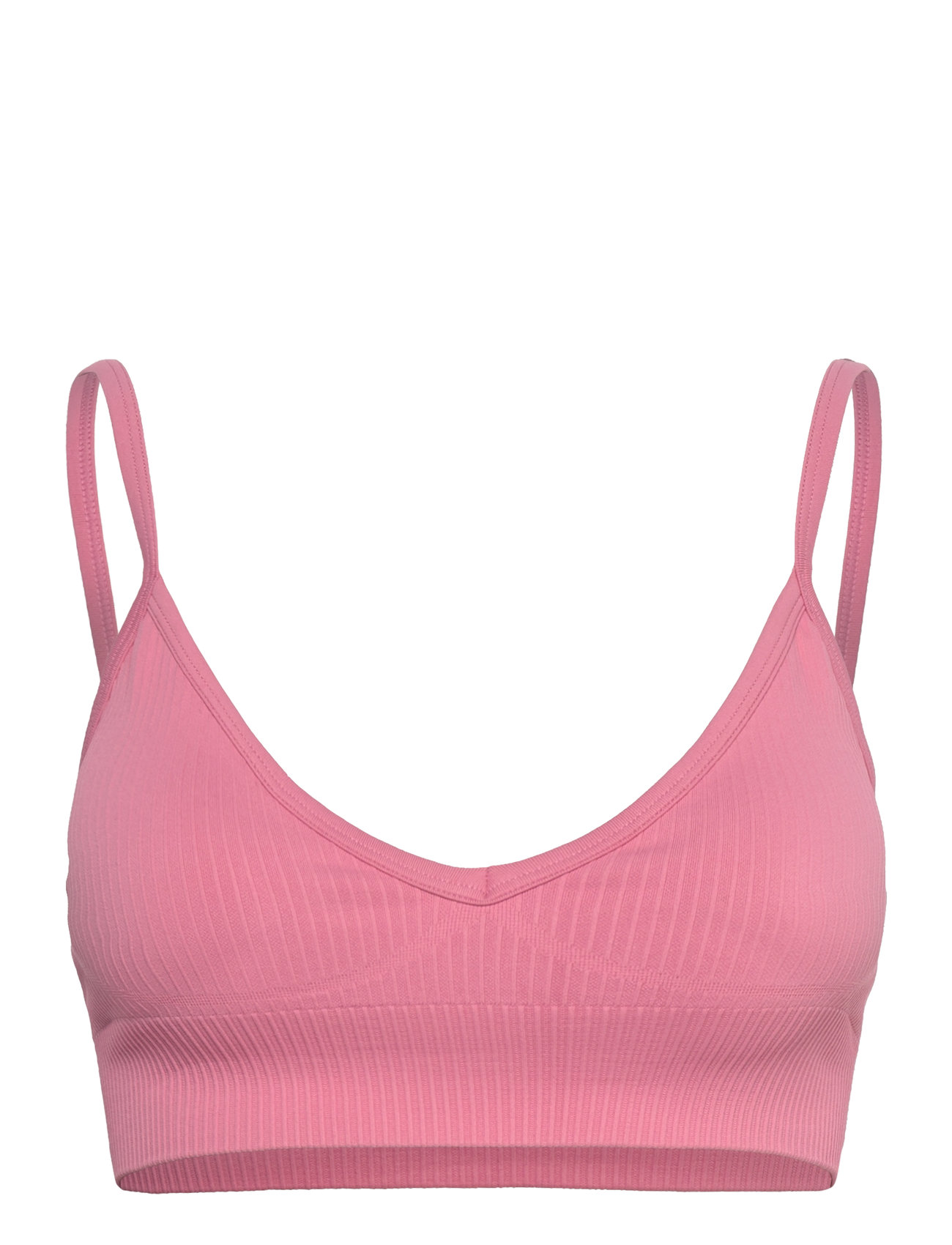 Aim´n Ribbed Seamless Deep Cut Bra Rosa