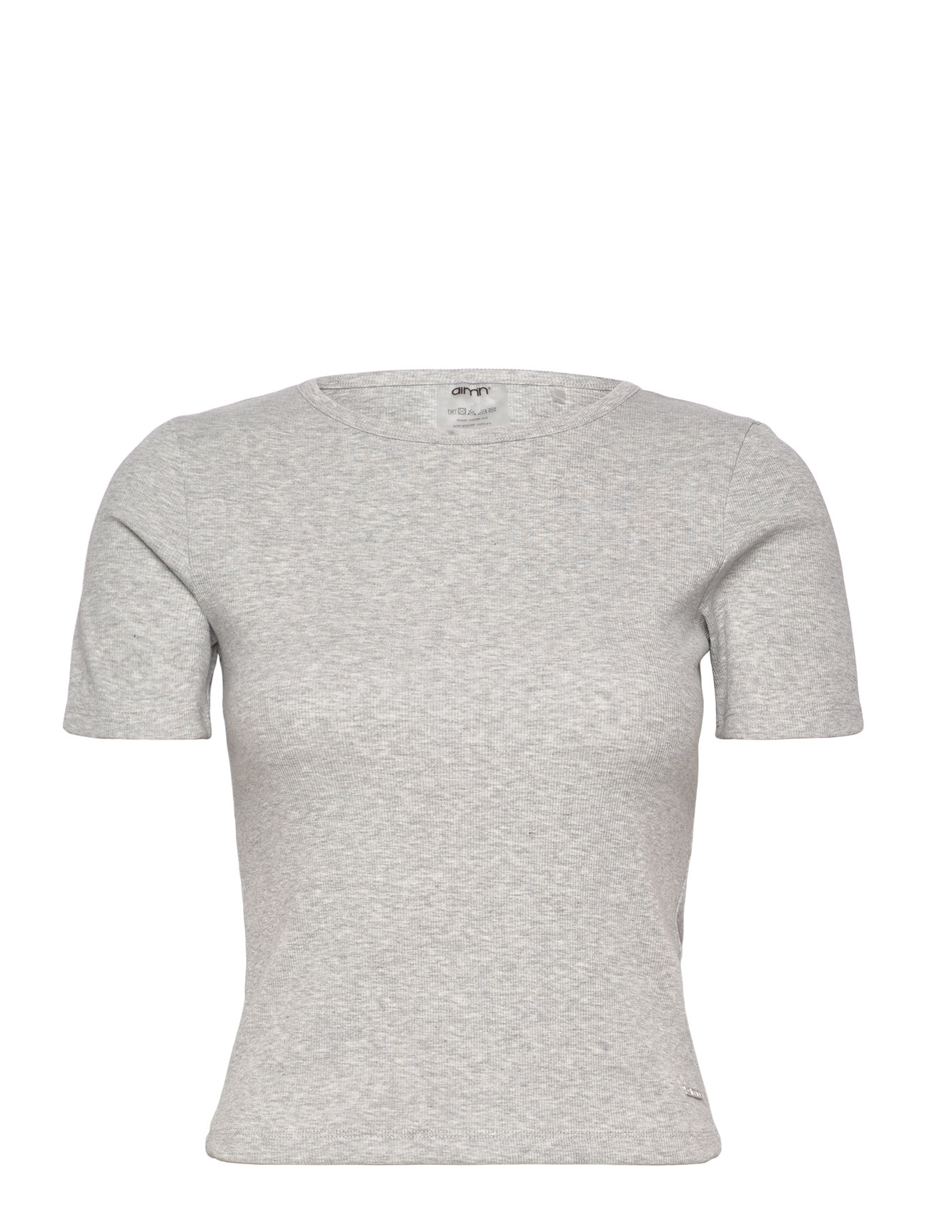 AIM ́N Ease Ribbed Kurz Sleeve Grau - L - Damen