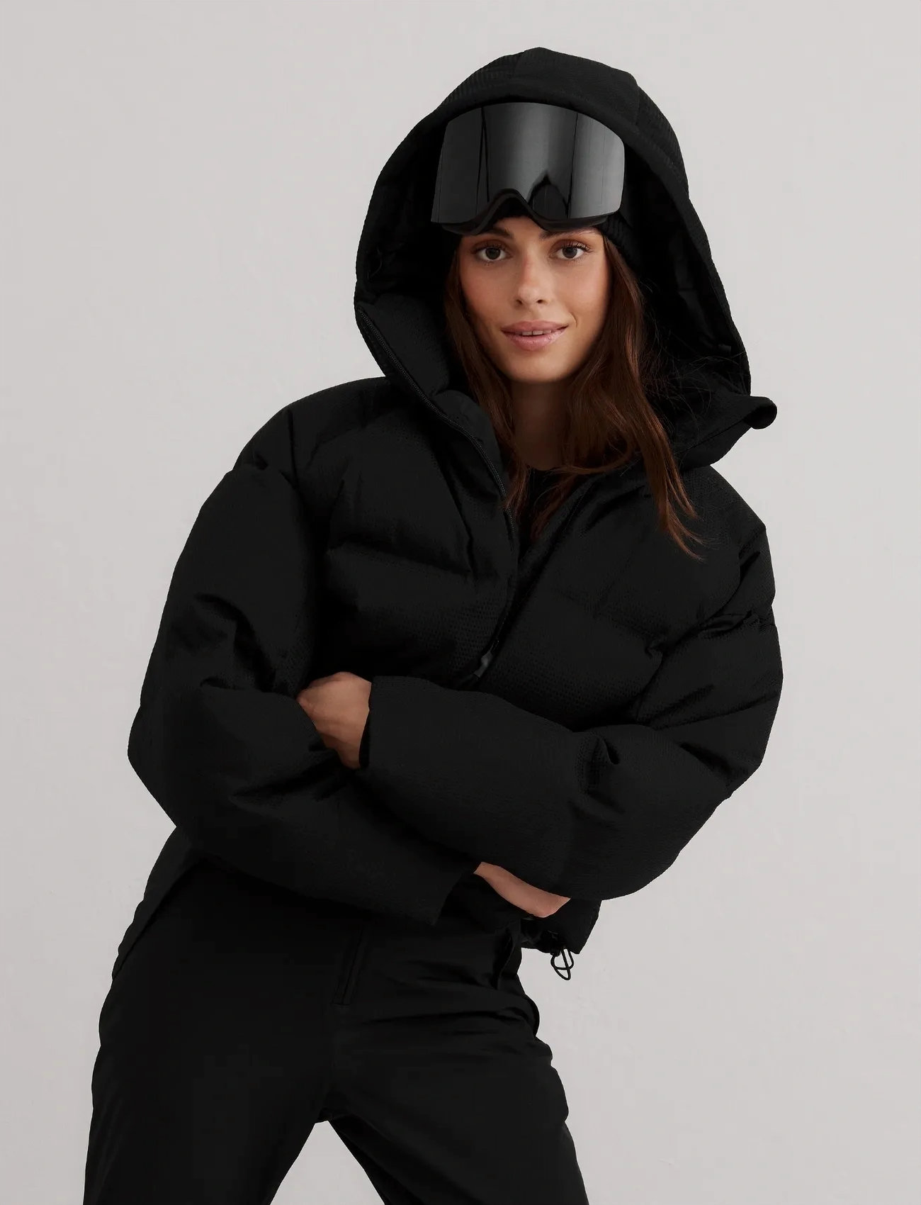aim ́n Cortina Puffer Jacket, M, Black, Sport Jackets > Sport Ski Jackets, Dame