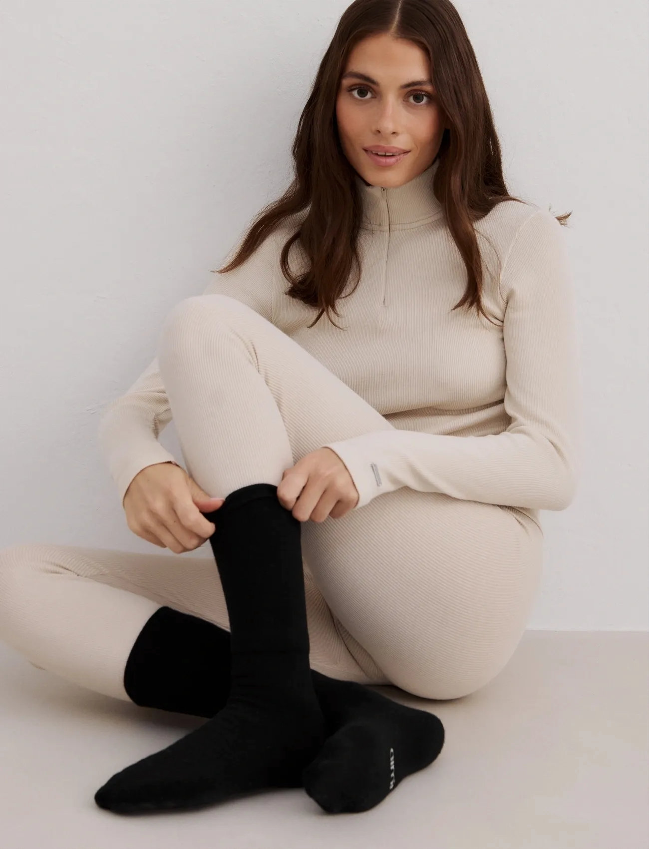 aim ́n Ski Socks, 36-38, Black, Sport Clothing > Sport Socks, Dame