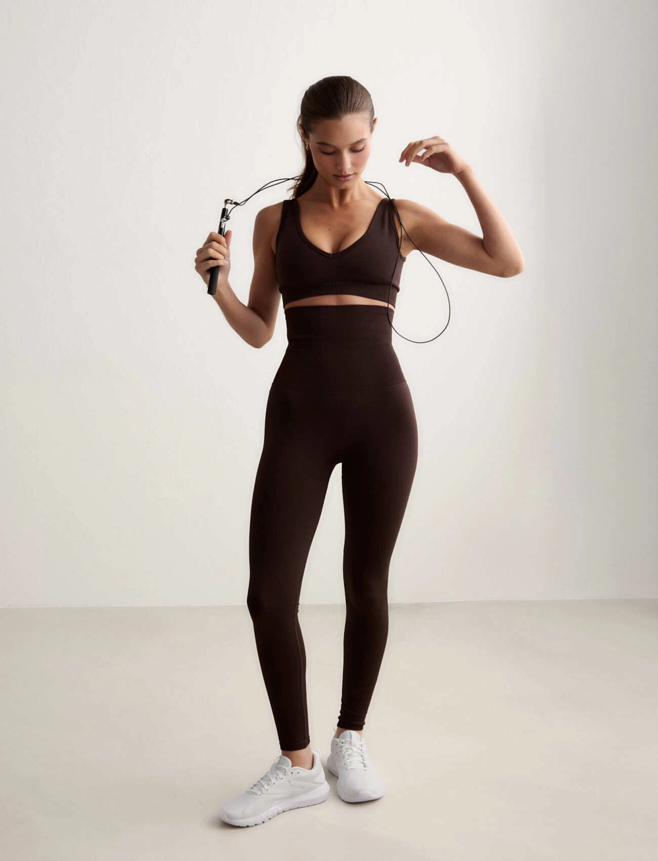 aim ́n Shape Seamless Core Control Tights, M, Brown, Sport Tights > Sport Maternity Tights, Dame
