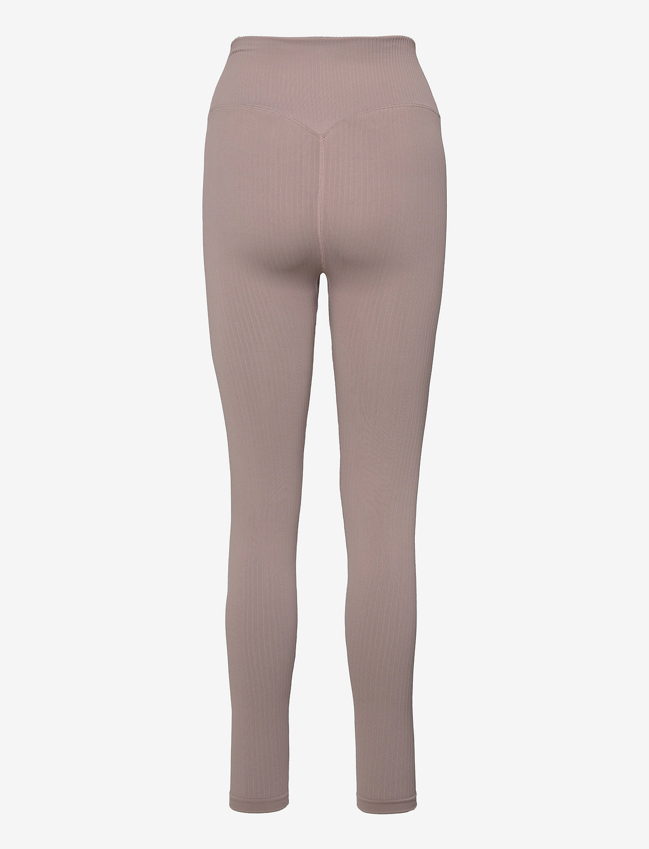 Dusty Violet Ribbed Seamless Tights 