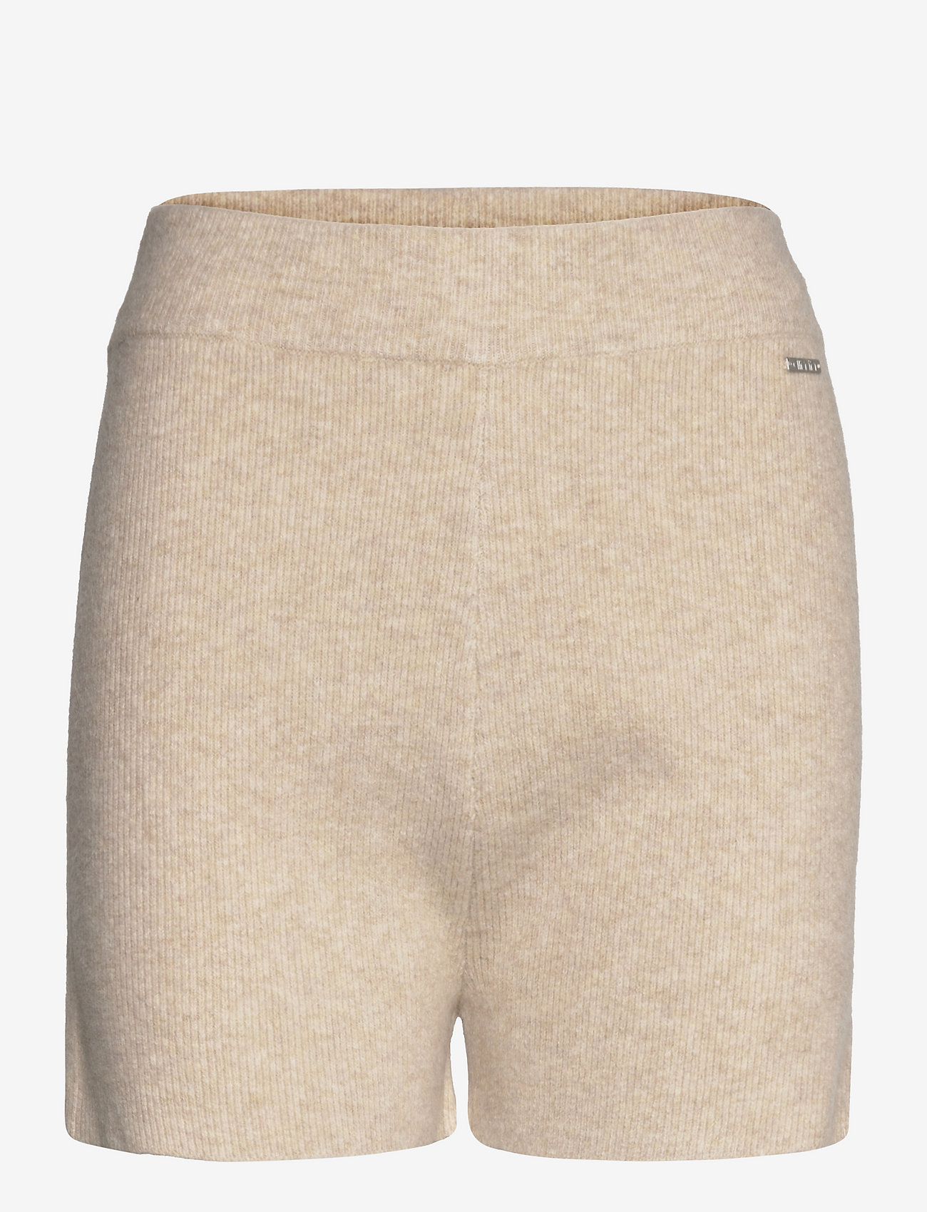 AIM'N Beige Soft Knit Shorts 