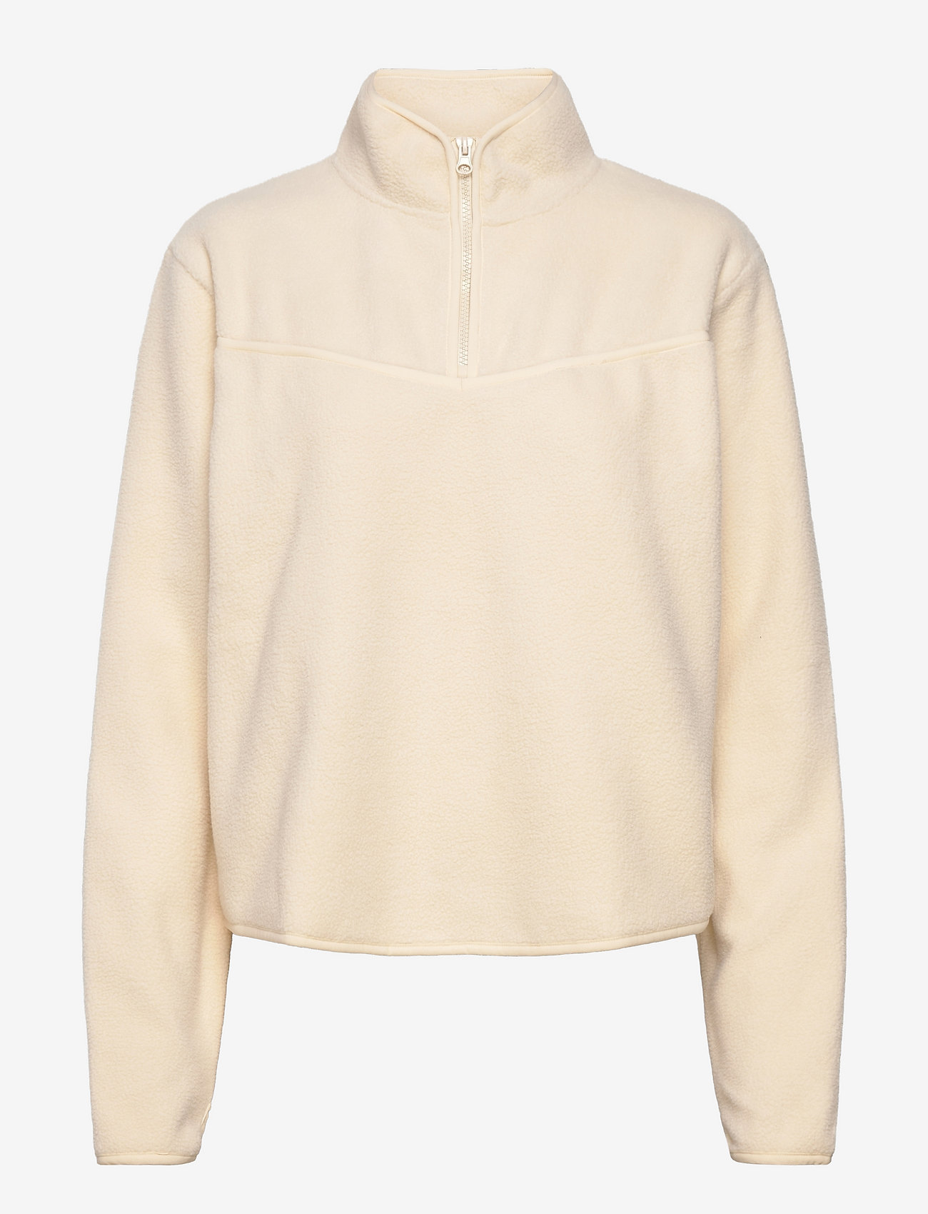 half zip pile fleece