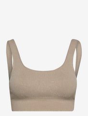 Sand Washed Ribbed Seamless Bra